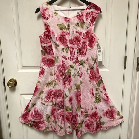 slim fit dress slacks Thea Fit And Flare Dress